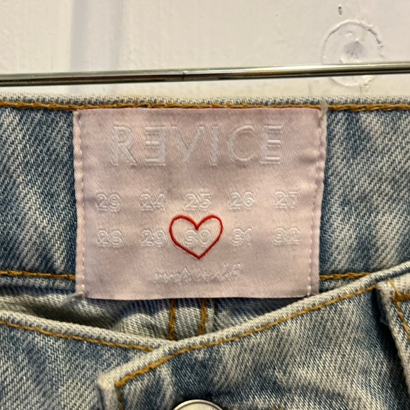 Revise button fly blue jeans - Picture 4 of 11